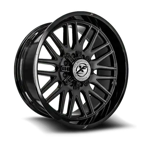 XF OFFROAD XF-240 22x12 5x127/5x139.7 ET-44 Black Brushed Dark Tint Best Price