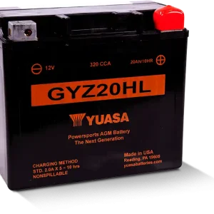 YUASA -  GYZ20L(WC) 12V AGM Motorcycle Battery Seasonal Sale