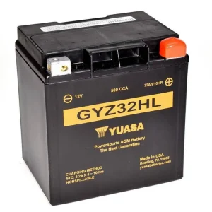 YUASA -  GYZ32HL(WC) 12V AGM Motorcycle Battery Hassle-Free Returns