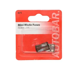 Worldwide Shipping JRP -  MINI BLADE FUSES - 7.5 AMP
