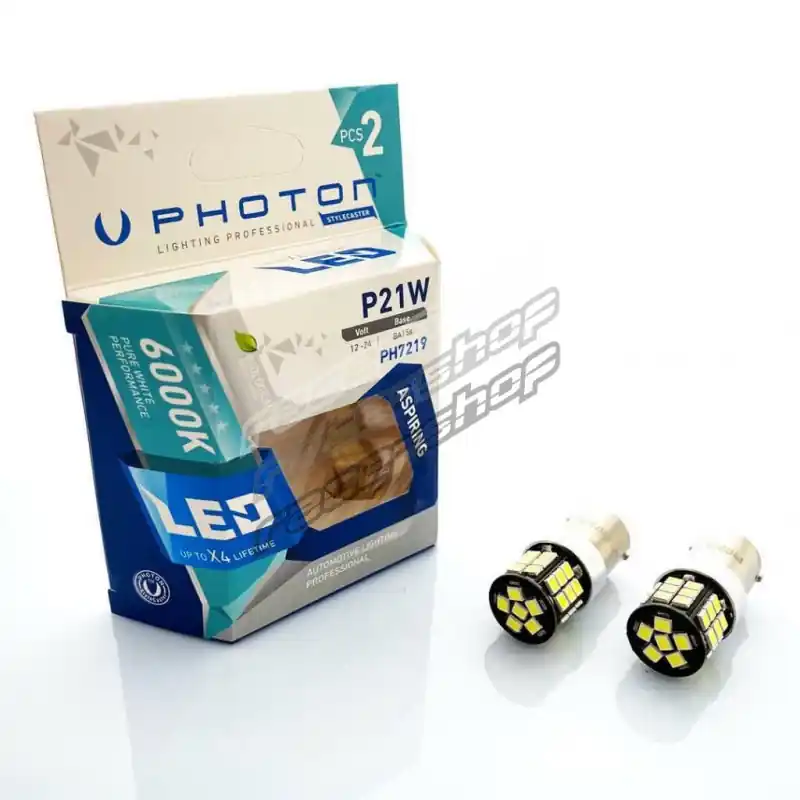 Editor’s Pick PHOTON LED EXCLUSIVE SERIES P21W car light bulb 12V 21W BA15s CAN (2pcs)